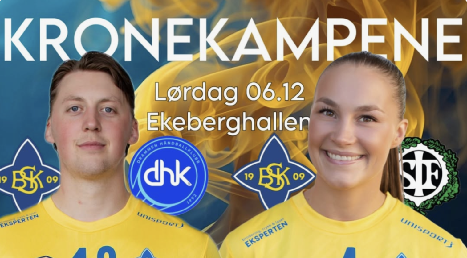 Kom på håndballfest i Ekeberghallen!